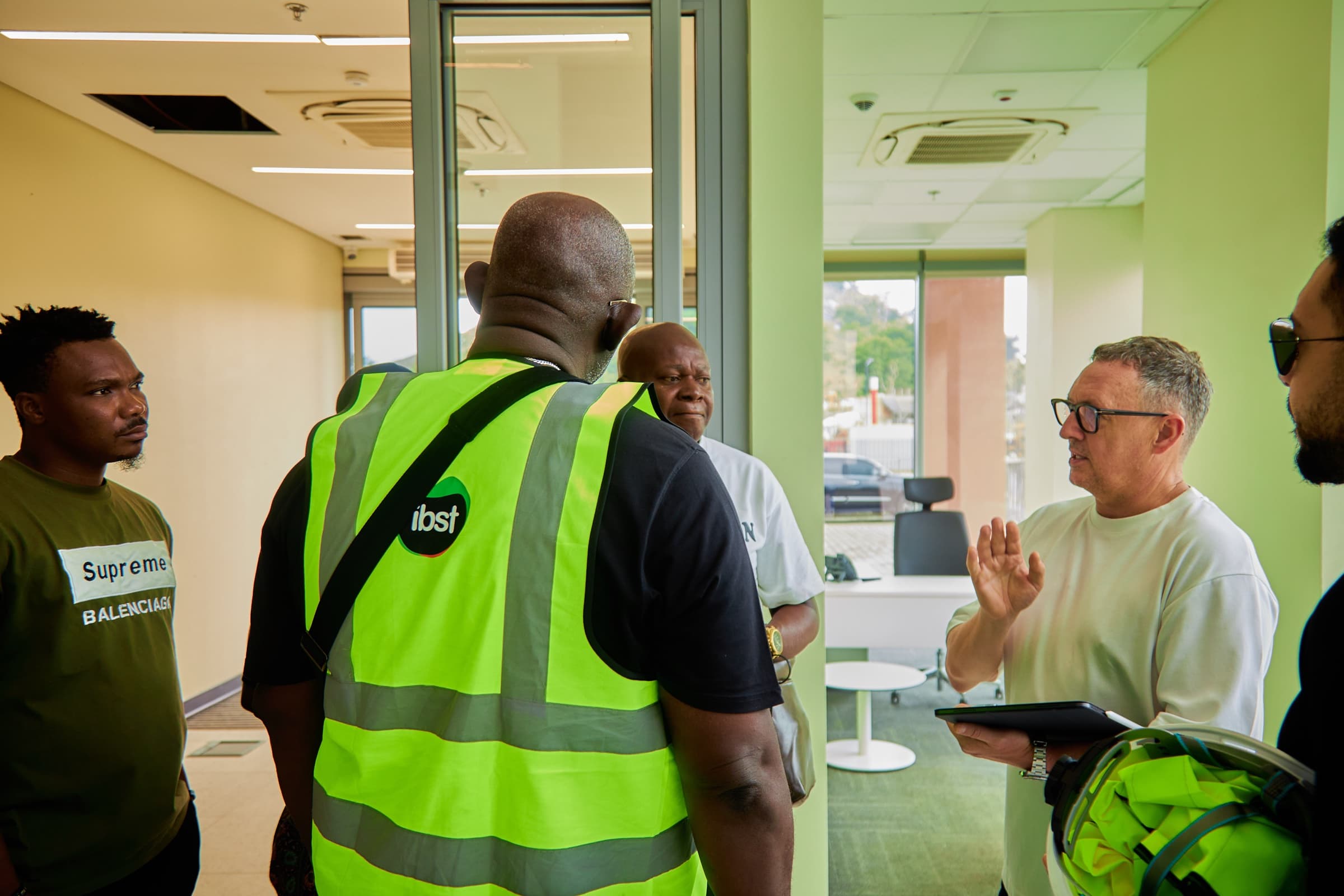 IBST Media team on-site during a video production briefing
